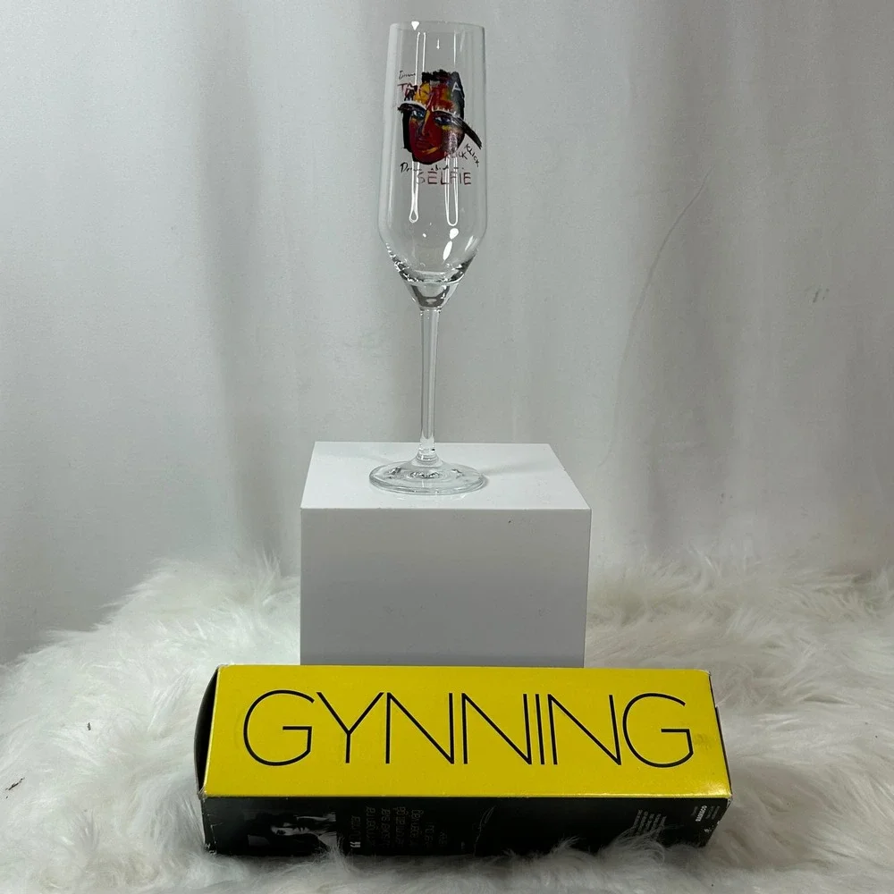 Carolina Gynning Dream About Selfie Champagne Flute Glass‎ With Box